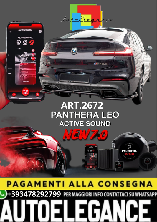 💥💣 ART.2672 PANTHERA SOUND SYSTEM ADATTO PER BMW X4 G02 💣💥