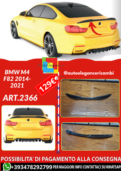 ART.2366 SPOILER BMW M4 F82 2014-2021