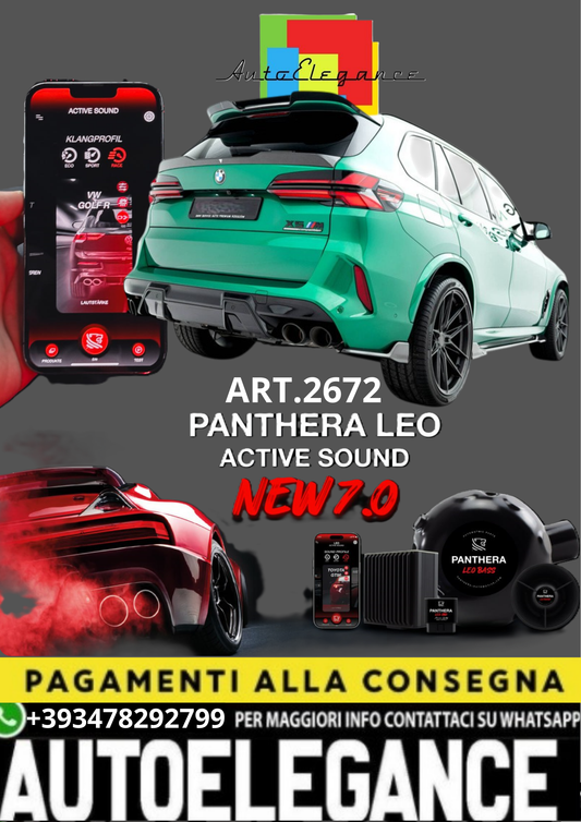💥💣 ART.2672 PANTHERA SOUND SYSTEM ADATTO PER BMW X5 M F95 💣💥