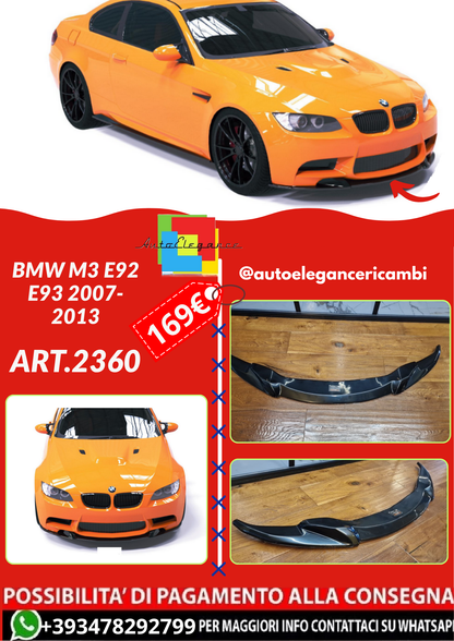 ART.2360  SPLITTER BMW M3 E92 E93 2007-2013