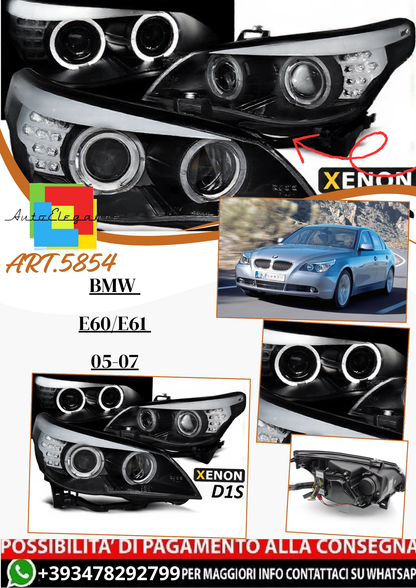 💫ART.5854 Fari anteriori XENON D1S adatti per BMW E60/E61 05-07💫