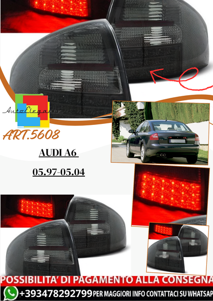 💫ART.5608 FARI POSTERIORE LED ADATTO PER AUDI A6 05.97-05.04💫