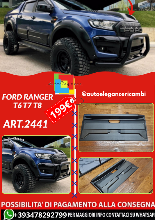 ART.2441  PORTELLONE POSTERIORE COMPRESO DI SPOILER FORD RANGER T6 T7 T8