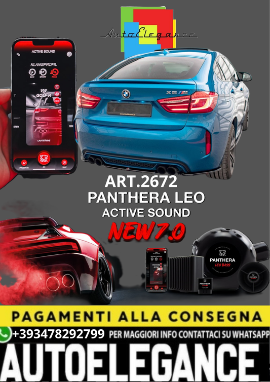 💥💣 ART.2672 PANTHERA SOUND SYSTEM ADATTO PER BMW X6 M F86 💣💥