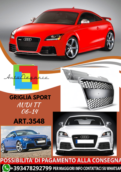 💥ART.3548 GRIGLIA SPORT adatto per AUDI TT 06-14💥