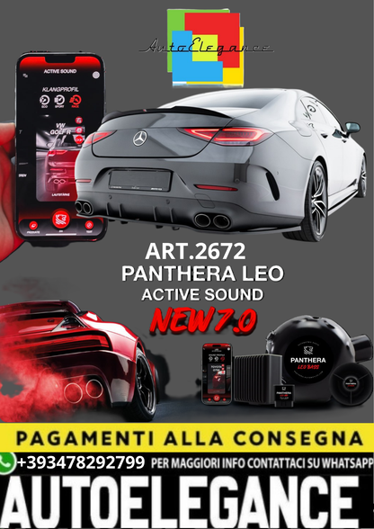 💥💣 ART.2672 PANTHERA SOUND SYSTEM ADATTO PER MERCEDES-BENZ CLS C257 / 53AMG 💣💥