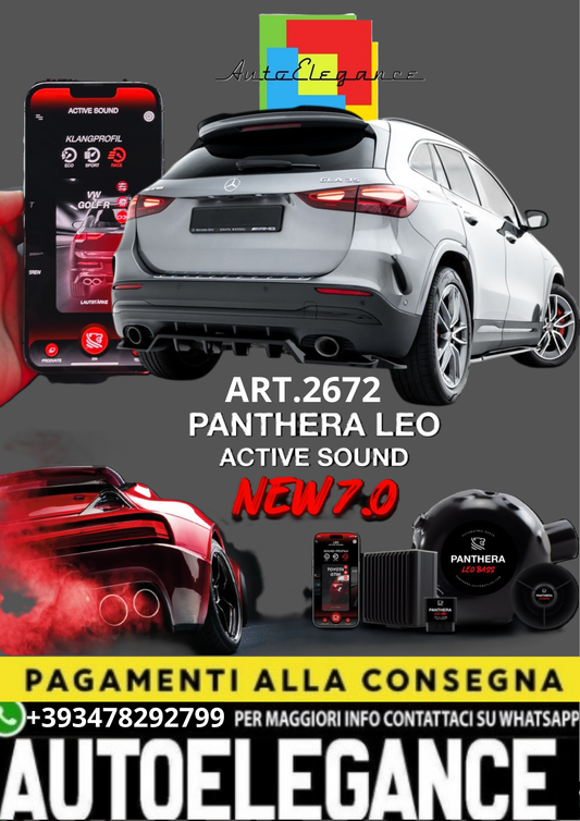 💥💣 ART.2672 PANTHERA SOUND SYSTEM ADATTO PER MERCEDES-BENZ GLA H245 /35 AMG 💣💥