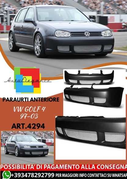 💥ART.4294 Paraurti Anteriore adatto per VW GOLF 4 97-03 LOOK GTI💥