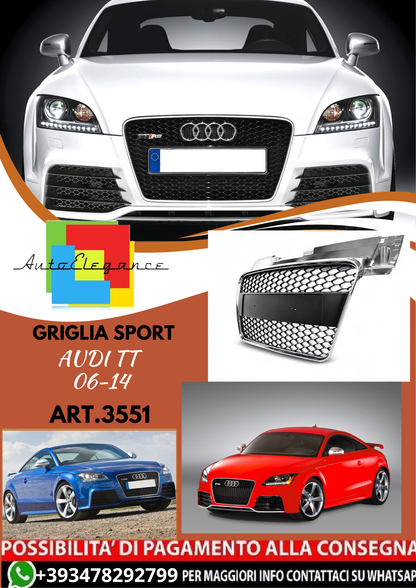 💥ART.3551 GRIGLIA SPORT adatto per AUDI TT 06-14💥