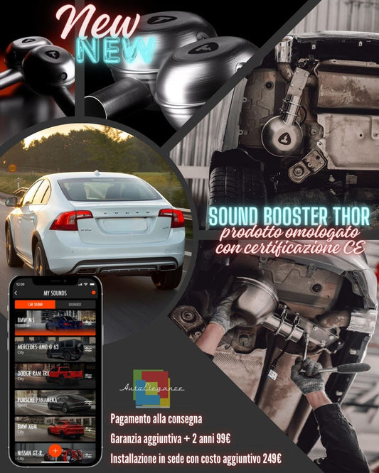 Sound Booster Thor Suono Sportivo Scarico adatto per VOLVO S60 Sedan (II) 08-23