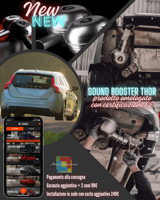 Sound Booster Thor Suono Sportivo Scarico adatto per VOLVO V60 Estate (I)  08-23