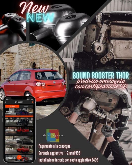 Sound Booster Thor Suono Sportivo Scarico adatto per VW GOLF V PLUS  08-23