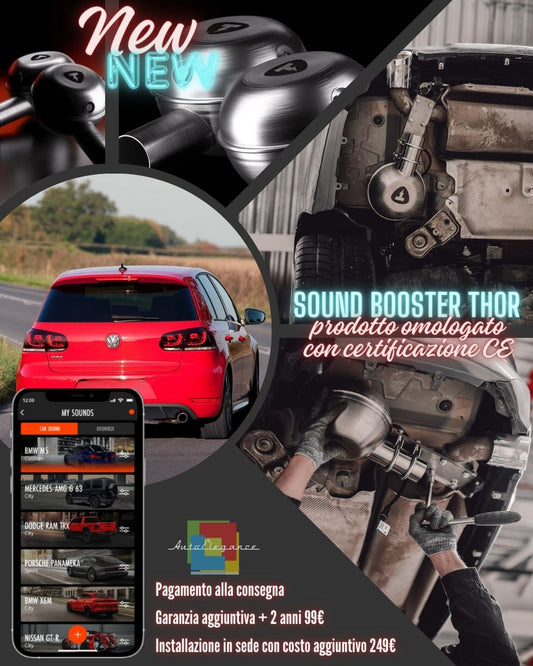 Sound Booster Thor Suono Sportivo Scarico adatto per VW GOLF VI Hatchback 08-23