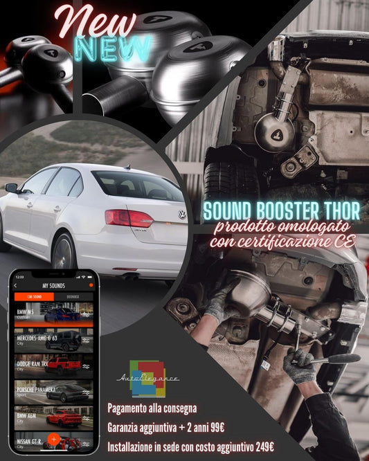 Sound Booster Thor Suono Sportivo Scarico adatto per VW JETTA V Sedan 08-23