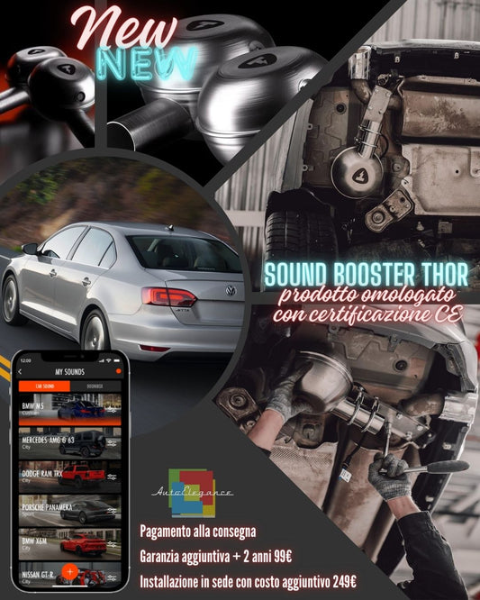 Sound Booster Thor Suono Sportivo Scarico adatto per VW JETTA VI Sedan 08-23