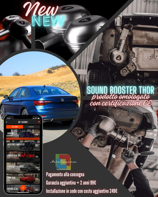 Sound Booster Thor Suono Sportivo Scarico adatto per VW JETTA MK7 08-23