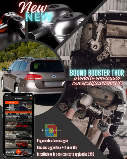 Sound Booster Thor Suono Sportivo Scarico adatto per VW PASSAT B7 VARIANT 08-23