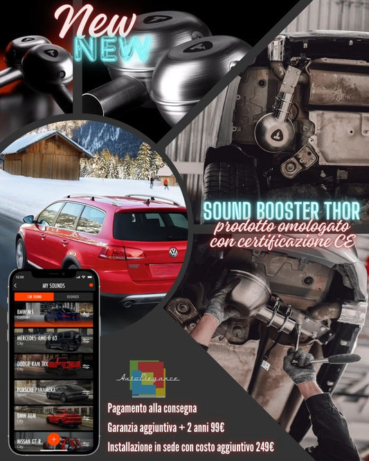 Sound Booster Thor Suono Sportivo Scarico adatto per VW PASSAT Alltrack  08-23