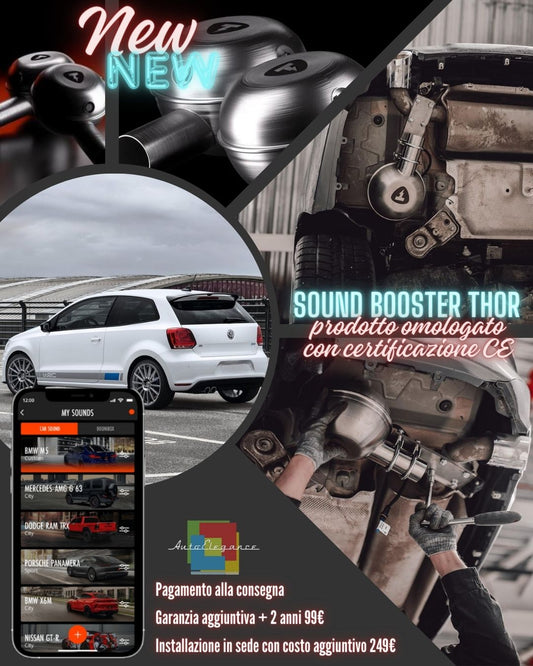Sound Booster Thor Suono Sportivo Scarico adatto per VW POLO Hatchback 6R/6C 08-23