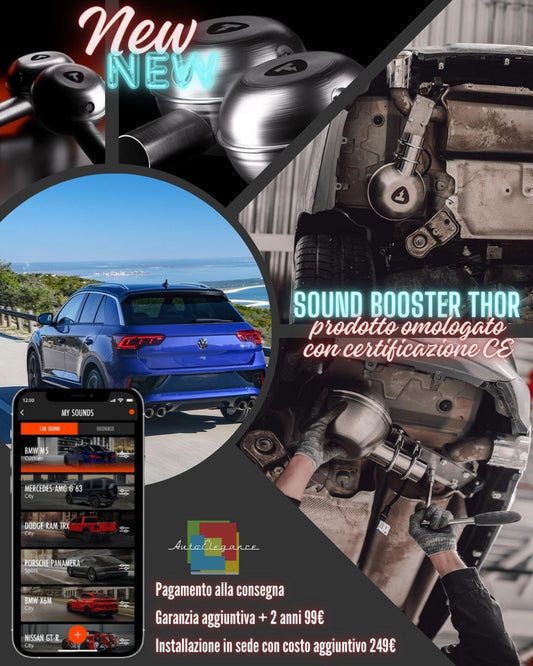 Sound Booster Thor Suono Sportivo Scarico adatto per VW T-ROC SUV  08-23