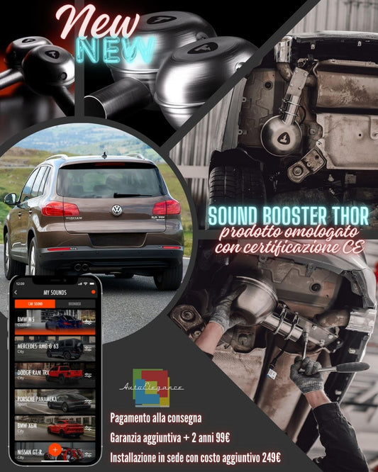 Sound Booster Thor Suono Sportivo Scarico adatto per VW TIGUAN 5N  08-23