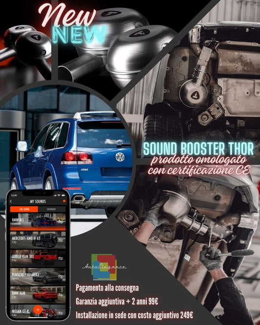 Sound Booster Thor Suono Sportivo Scarico adatto per VW TOUAREG SUV 7L  08-23