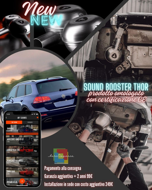 Sound Booster Thor Suono Sportivo Scarico adatto per VW TOUAREG SUV 7P  08-23