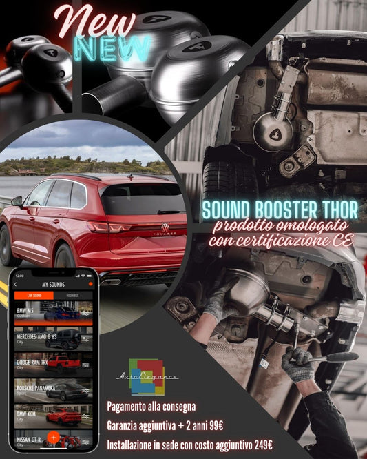 Sound Booster Thor Suono Sportivo Scarico adatto per VW TOUAREG SUV III  08-23