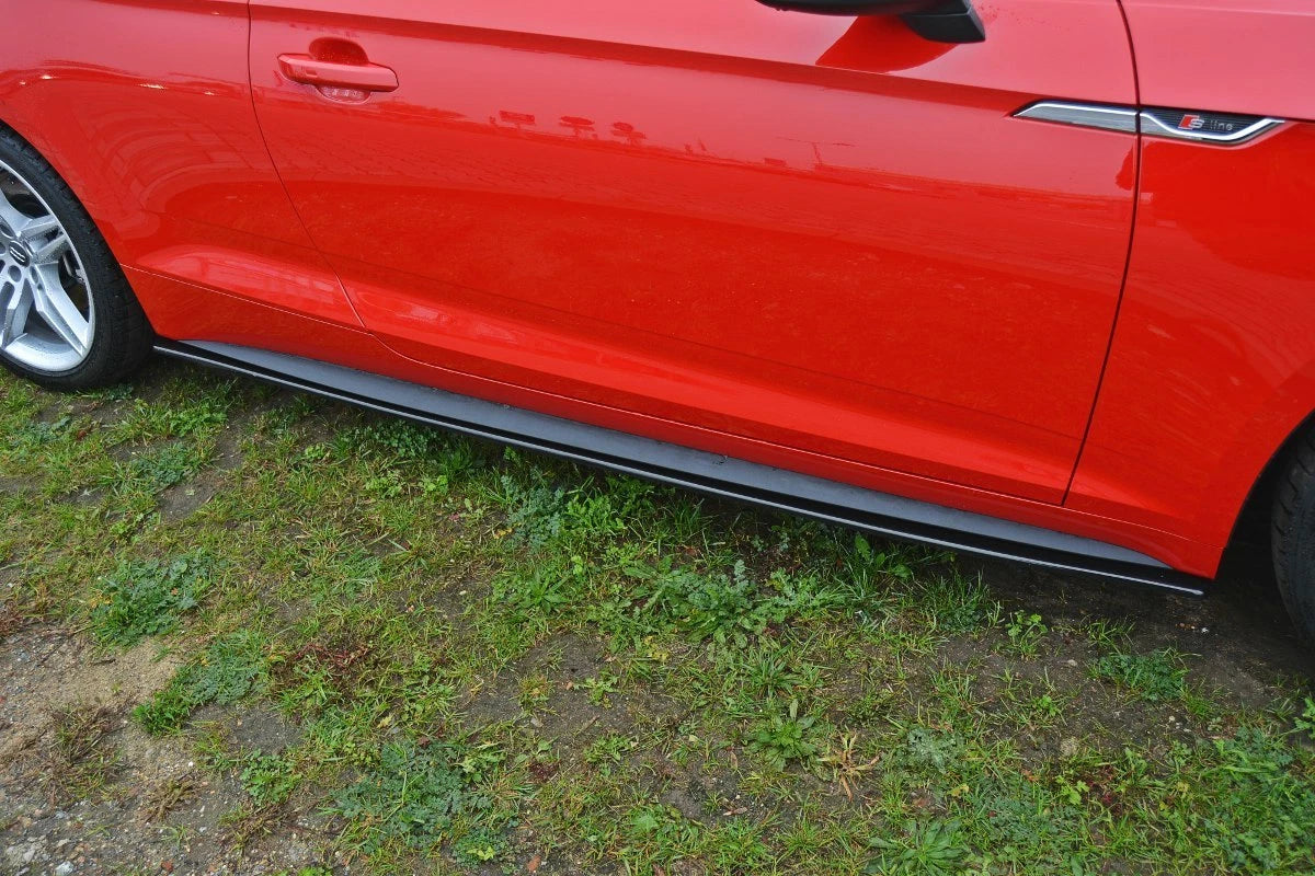 💕Sotto minigonne  adatto per  Audi A5 F5 S Line nero lucido 💕