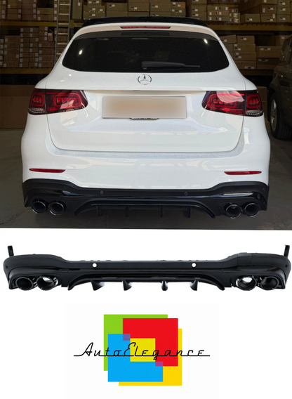 💕Diffusori   adatto per   MERCEDES GLC X253 AMG FACELIFT negro brillante  💕