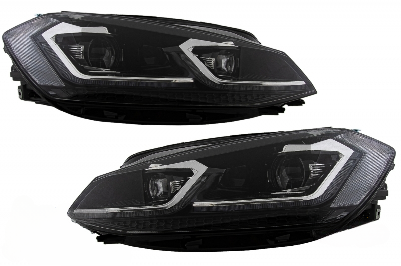 Fari a LED adatti per VW Golf 7.5 VII Facelift 2017- Luce di svolta sequenziale
