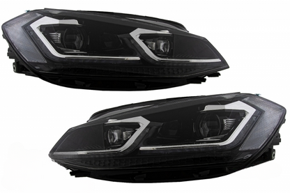 Fari a LED adatti per VW Golf 7.5 VII Facelift 2017- Luce di svolta sequenziale