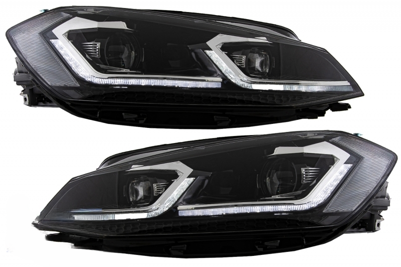 Fari a LED adatti per VW Golf 7.5 VII Facelift 2017- Luce di svolta sequenziale
