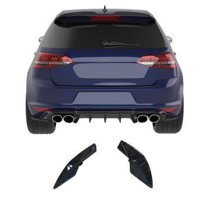 5817⭐Splitter laterale diffusore adatto per Volkswagen Golf Mk7 R (2013–2016)⭐