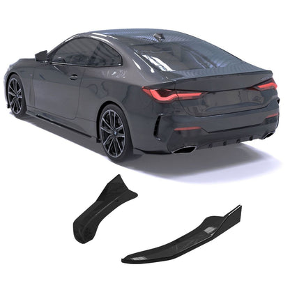 5741⭐Splitter laterale diffusore adatto per BMW Serie 4 Coupé (G22/G23) M-Pack⭐