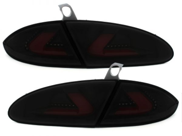 LED TAIL LIGHTS FOR SEAT LEON 1P1 1PA 09-12 BLACK TAIL LIGHTS