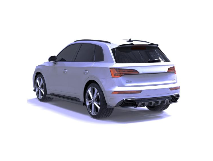 💫ART.2344 DIFFUSORE PER AUDI SQ5 Q5 S-LINE SUV SPORTBACK MK2 FACELIFT  20-24💫