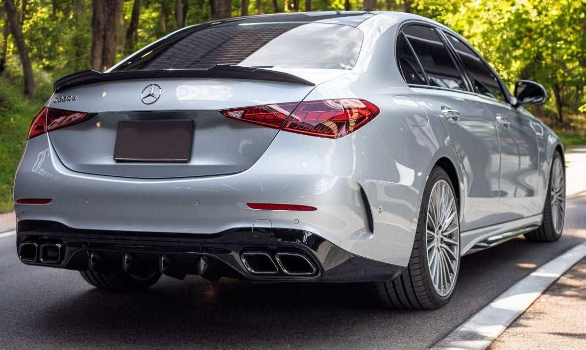 😎Diffusore compatibile con Mercedes W206 C63 nero😎