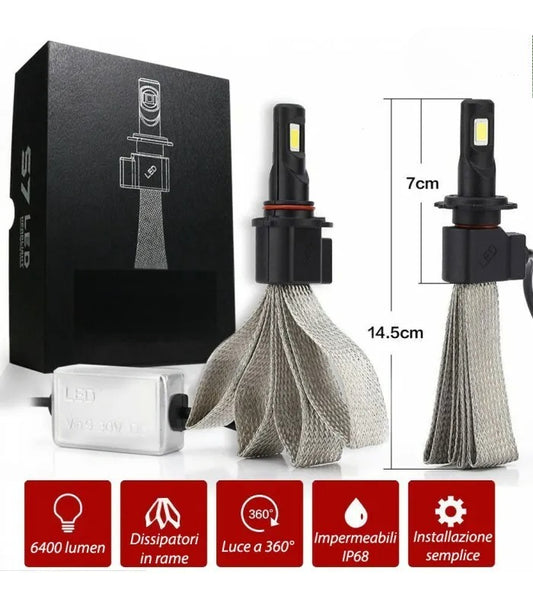 🌟COPPIA LAMPADE H7 LED CANBUS FENDINEBBIA AUDI A8 D4 4H 6400L 6000K NO ERROR🌟