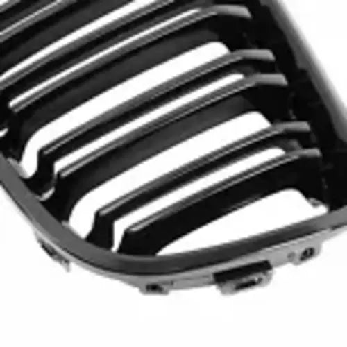 💕griglia adatta per BMW Serie 1 F20 F21 lucida nera doppia barra💕