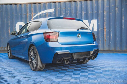 DIFFUSER FOR BMW 1 SERIES F20 F21 2010-2014 LOOK M135i M PERFORMANCE GLOSS BLACK