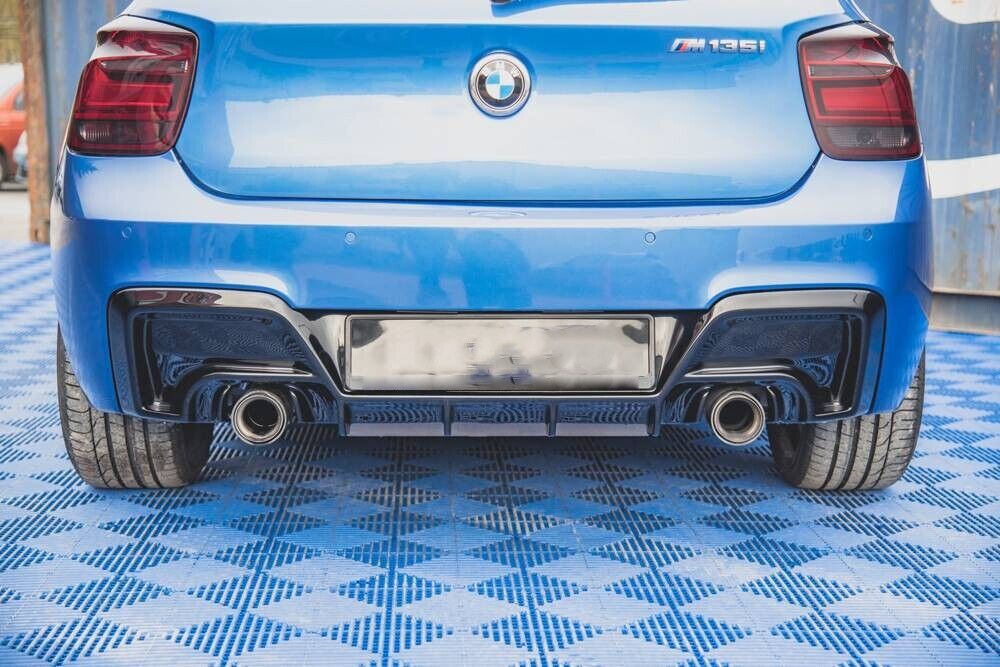 DIFFUSER FOR BMW 1 SERIES F20 F21 2010-2014 LOOK M135i M PERFORMANCE GLOSS BLACK