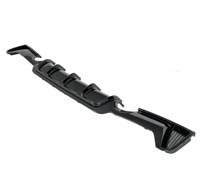 DIFFUSORE BMW SERIE 4 F32 F33 F36 SOTTO PARAURTI POSTERE ABS NERO LUCIDO .-