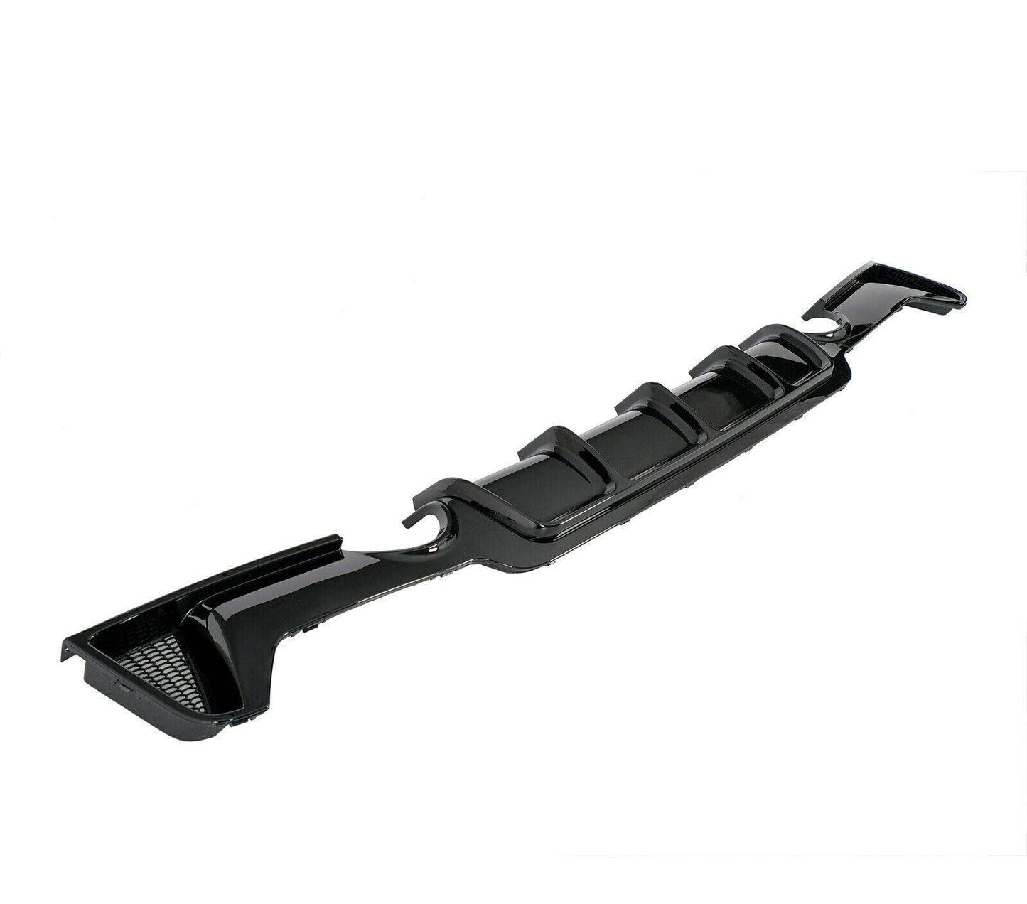 DIFFUSORE PER BMW SERIE 4 F32 F33 F36 SOTTO PARAURTI POSTERE ABS NERO LUCIDO