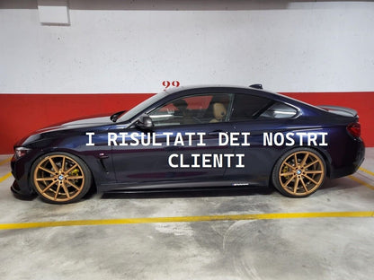 SOTTO MINIGONNE LATERALI ABS NERO ADATTE PER BMW SERIE 3 e92 e93 coupe cabrio