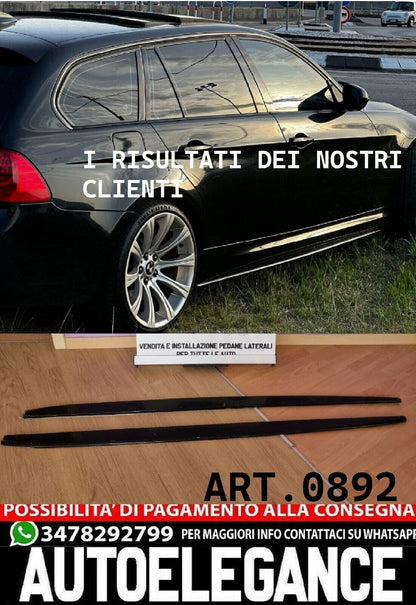 SOTTO MINIGONNE ADATTE PER BMW SERIE 3 E90 E91 LOOK SPORTIVO