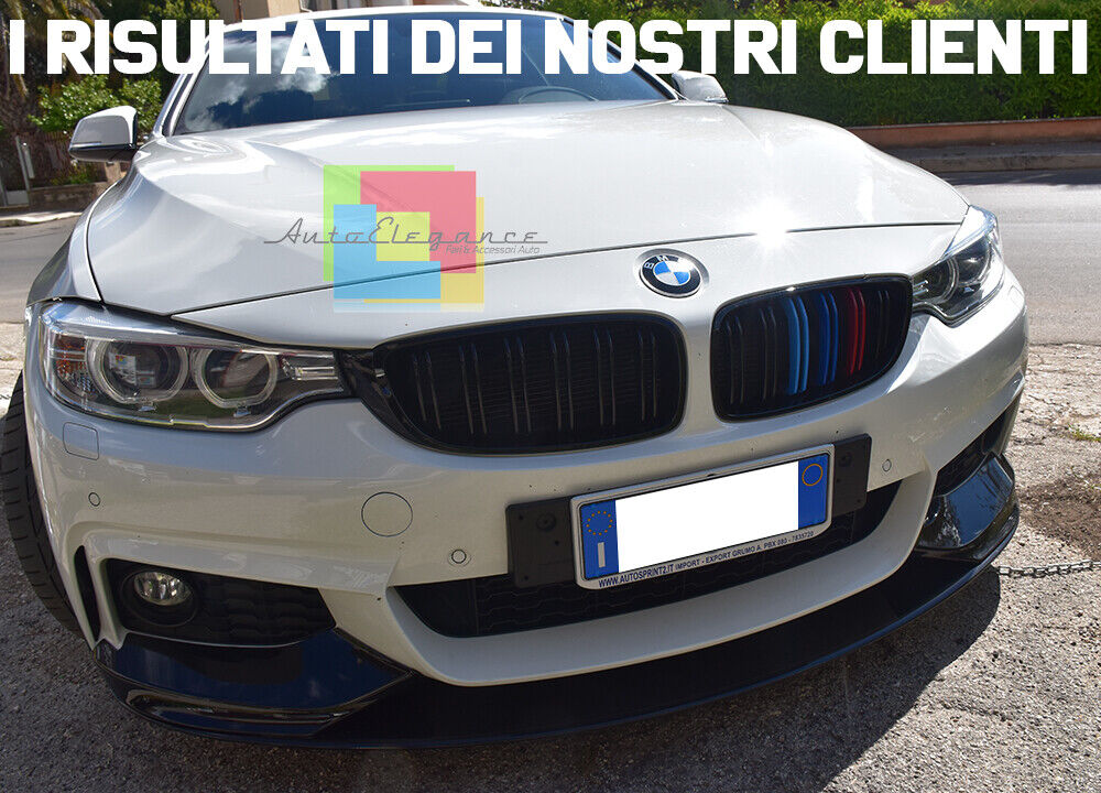 SPOILER ANTERIORE SOTTO PARAURTI M PERFORMANCE PER BMW SERIE 4 2013+ IN ABS