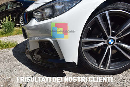 SPOILER ANTERIORE SOTTO PARAURTI M PERFORMANCE PER BMW SERIE 4 2013+ IN ABS