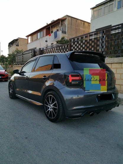 MINIGONNE IN ABS ADATTE PER VW POLO 6R GTI SPECIFICHE 09-17 LOOK SPORTIVO 0499
