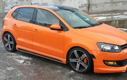 SPOILER MINIGONNE LATERALI PER VW POLO 6R 6C ABS LOOK SPORTIVO ABS R / RLINE